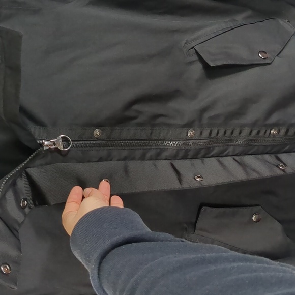 Athleta Sutro Rain Jacket Black Women's Size XS Oversized Like New - Picture 3 of 15